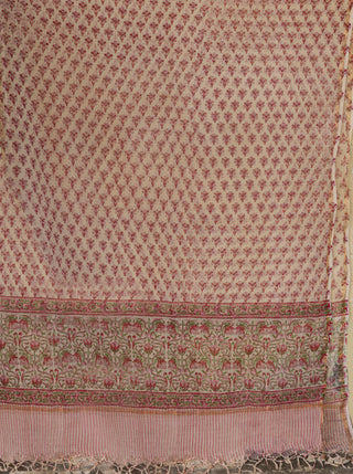 Hand Block Printed Cotton Fabric Per Meter - F001F3143