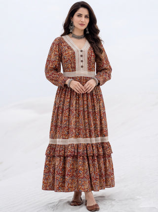 Fiza Arajan Flared  Dress