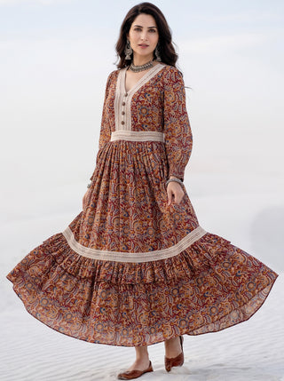 Fiza Arajan Flared  Dress