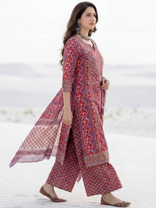 Aina Nia Set Of Kurta Pants Dupatta