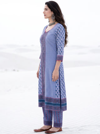 Aina Ralaga Set Of Kurta Pants & Dupatta