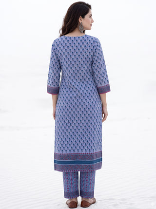 Aina Ralaga Set Of Kurta Pants & Dupatta