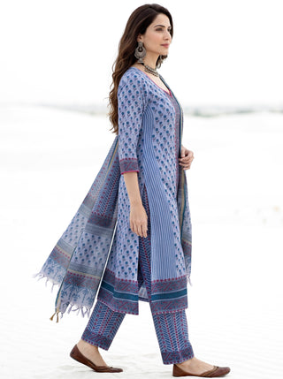 Aina Ralaga Set Of Kurta Pants & Dupatta