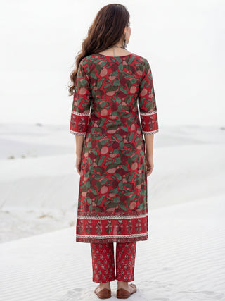 Aina Jina Set Of Kurta Pants Dupatta