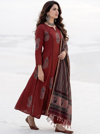 Aina Sayan Set Of Kurta Pants & Dupatta