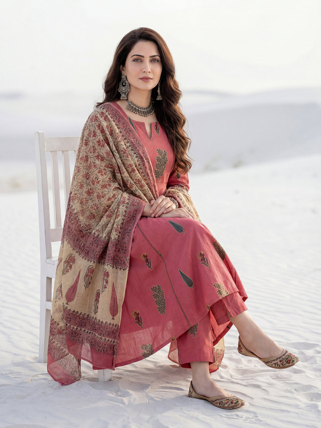 Aina Nayan Kota Doria Dupatta – InduBindu