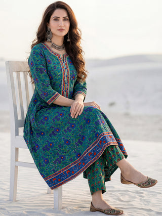 Gazal Manita Set Of A Line Kurta Pants Dupatta