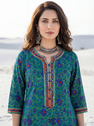 Gazal Manita Set Of A Line Kurta Pants Dupatta