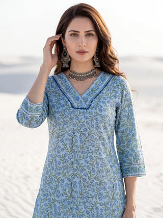 Roz Nisha Straight Kurta