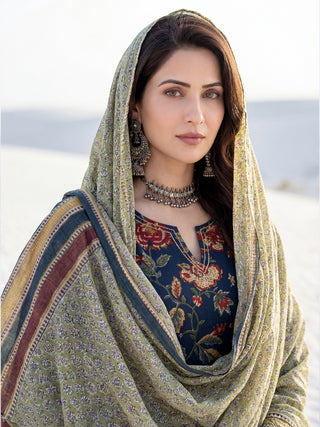 Aina Mehreen Kota Doria Dupatta