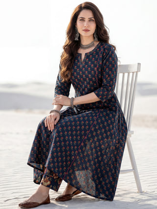 Aina Aiza Set Of Kalidar Kurta Pants Dupatta