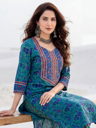 Gazal Nayra Set Of Kurta Pants Dupatta