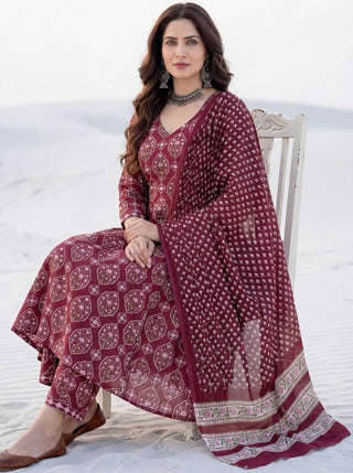 Aina Abida Kota Doria Dupatta