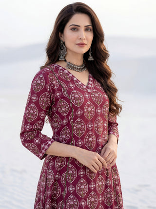 Aina Abida Kali Kurta