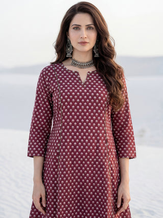 Aina Prabha Kali Kurta