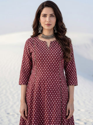 Aina Prabha Kali Kurta