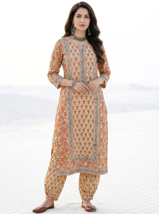 Aina Faghir Set Of Kurta Pants Kota Dupatta
