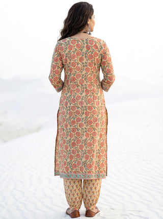 Aina Faghir Set Of Kurta Pants Kota Dupatta
