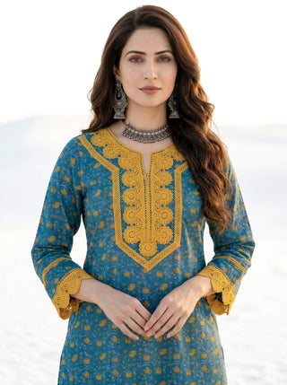 Aina Nazia Set Of Kurta Pants Dupatta