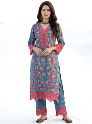 Aina Bahaar Set Of Kurta  Pants Dupatta
