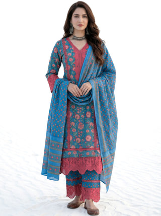 Aina Bahaar Set Of Kurta  Pants Dupatta