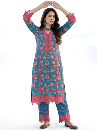 Aina Bahaar Straight Kurta