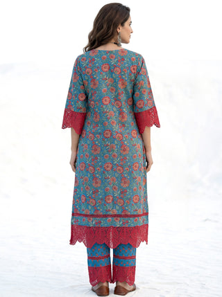 Aina Bahaar Straight Kurta