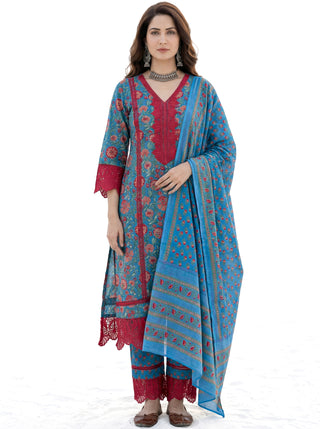 Aina Bahaar Set Of Kurta  Pants Dupatta