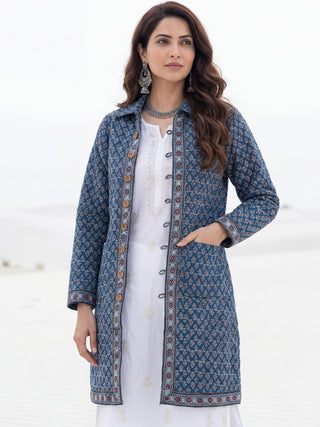 Shishir Roheen Ajrakh Quilted Reversible Jacket