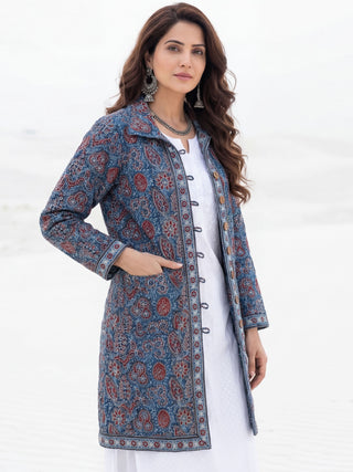Shishir Roheen Ajrakh Quilted Reversible Jacket