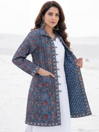 Shishir Roheen Ajrakh Quilted Reversible Jacket