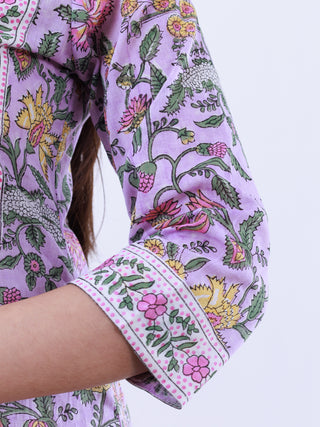 Roz Veena Set Of Kurta Pants Kota Doria Dupatta