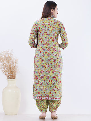 Roz Nia Set Of Kurta Pants Dupatta