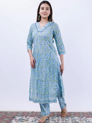 Roz Nisha Straight Kurta