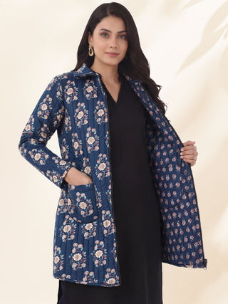 Shishir Madhuri Quilted Reversible Jacket