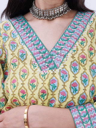 Roz Amisha Straight Kurta