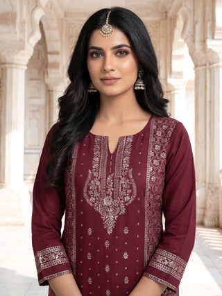 Shishir Hrida Unstitched Suit Set