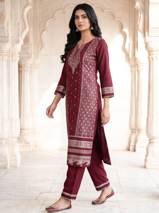 Shishir Hrida Unstitched Suit Set