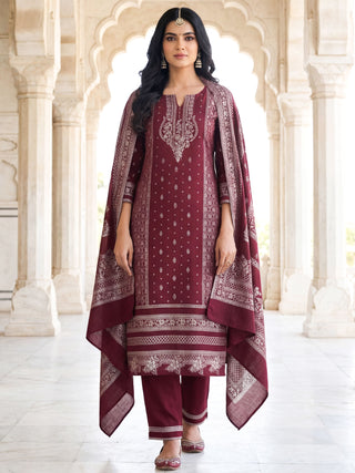 Shishir Hrida Unstitched Suit Set