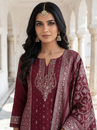 Shishir Hrida Unstitched Suit Set