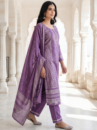 Shishir Lisa Unstitched Suit Set