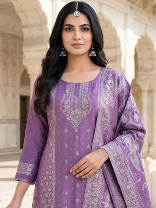 Shishir Lisa Unstitched Suit Set