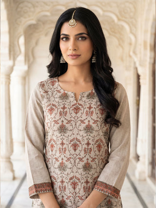 Shishir Kirtiya Unstitched Embroidered Suit Set