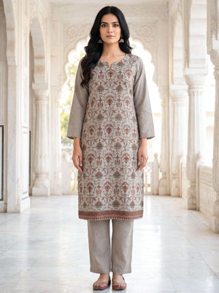 Shishir Kirtiya Unstitched Embroidered Suit Set