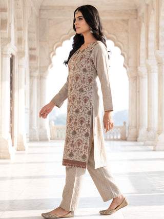 Shishir Kirtiya Unstitched Embroidered Suit Set