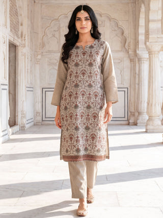 Shishir Kirtiya Unstitched Embroidered Suit Set