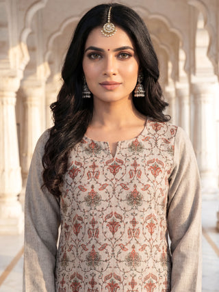 Shishir Kirtiya Unstitched Embroidered Suit Set