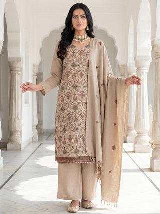 Shishir Jaswini Unstitched Embroidered Suit Set