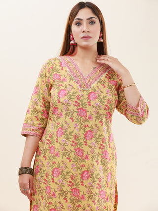 Umang Jiva Set Of Kurta Pants Dupatta