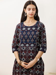Ajrakh Fida Kurta